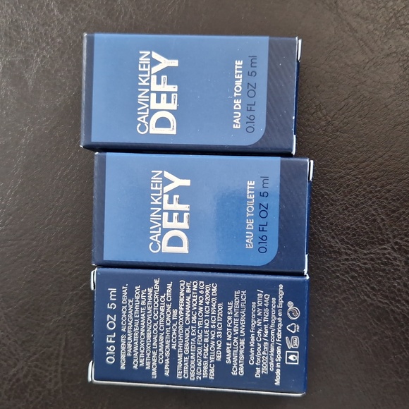 Calvin Klein Defy 15ml Eau de toilette. 3 x 5ml. New, boxed - Picture 3 of 3